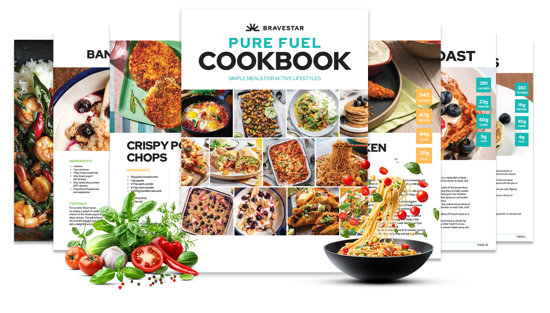 Dean Lester fitness and wellness community Bravestar Performance Pure Fuel Cookbook nutrition